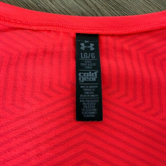 Under Armour Women's Long Sleeve Tee - Red - Picture 2 of 7